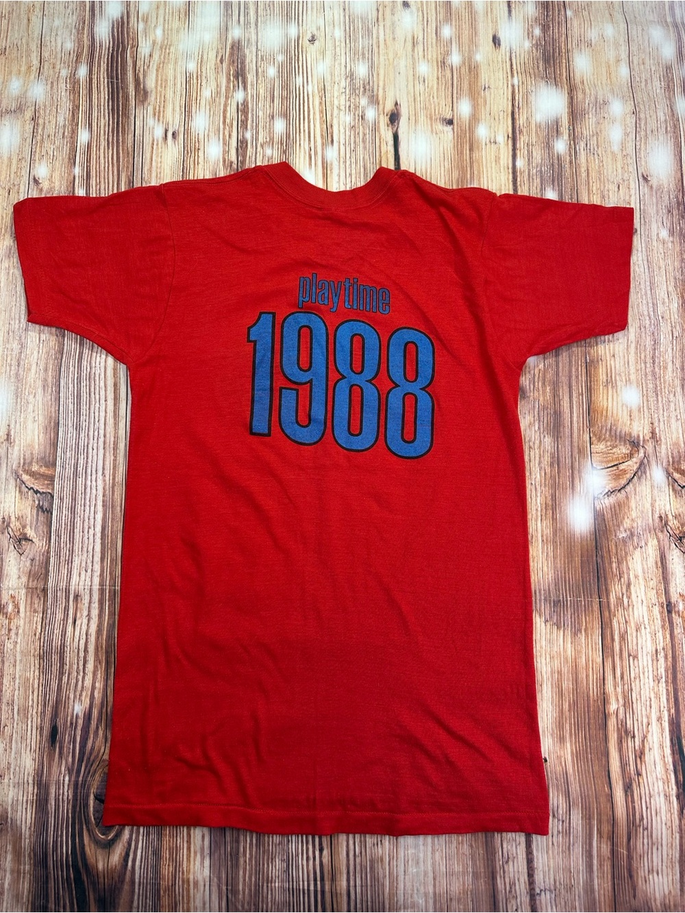 Vintage 1988  Peter Gabriel Playtime Concert Single Stitch T-Shirt  Size Medium